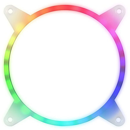 SilverStone Technology SST-FG142 140mm Computer Fan Grill/Guard with Individual Addressable RGB Lighting