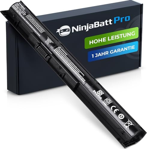 NinjaBatt Batteria Pro per HP 756743-001 V104 VI04 756478-851 ProBook 450 G2 455 G2 440 G2 756478-421 756745-001 756478-422 7564 7564 756422 79-42 1 Envy 14 15 17 Serie - Prime Celle [4 Cellule/2600
