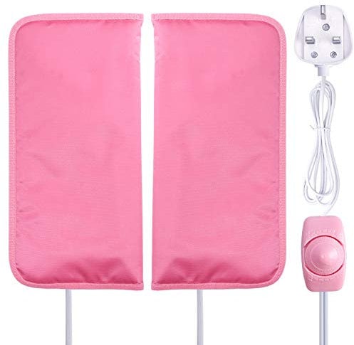 Noverlife Electric Heated Mittens Gloves for Paraffin Hand Wax Treatment, Nail Art Manicure Warmer Mittens, Therapy SPA Mitts for Women Beauty
