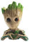 Best Guardians of The Galaxy Groot Pot à stylos pour homme ou pot de fleurs avec trou de drainage, parfait pour une petite plante succulente et meilleure idée cadeau de Noël 15,2 cm marron
