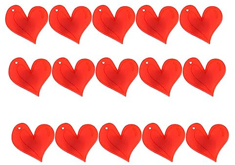 Amosfun 15 Stücke Led Herz Brosche Pins Leuchten Brosche Pins Hochzeit Geburtstagsfeier Valentinstag Gastgeschenke