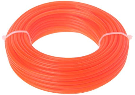 TINGB 2/2.4/3mm X 15M Nylon Trimmer Line Brush Cutter Strimmer Rope Lawn Mower Wire Solid and Durable