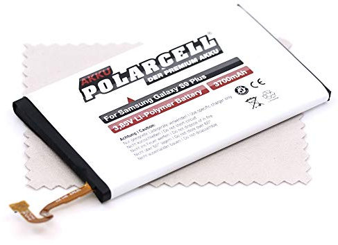 Batterie de rechange pour Samsung Galaxy S9 Plus (G965F) (remplace la batterie d'origine EB-BG965ABE) Polarcell avec chiffon de nettoyage mungoo