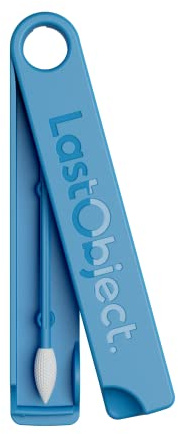 LastSwab® Reusable Cotton Swabs for Gentle & Eco-Friendly Beauty Routines - The Sustainable Alternative to Single-Use Q Tips - Zero Waste & Easy to Clean - Comes with a Travel Case Holder