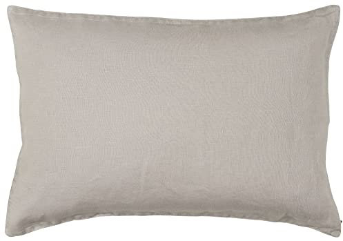 IB Laursen 6201-74 - Kissenbezug, Kissenhülle - Leinen - Farbe: Ash Grey/Grau - 60 x 40 cm