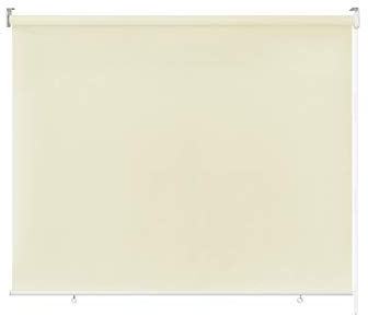 LZQ Store enrouleur occultant thermique pour balcon - Store vertical - Résistant aux UV et au vent - Imperméable - Beige - 140 x 140 cm