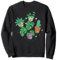 Dabbing Comic Kaktus und grüne Pflanzen für Blumen Freunde Sweatshirt
