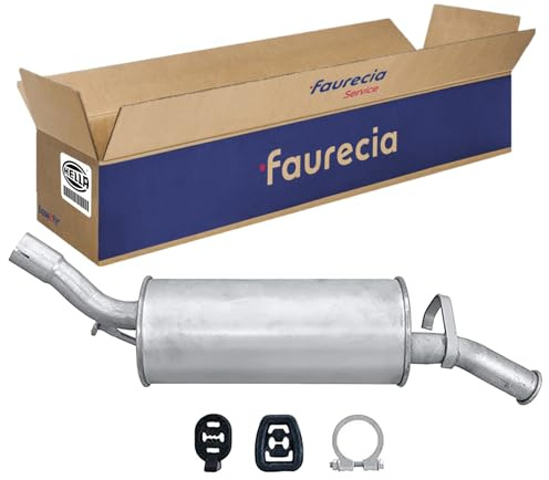 HELLA 8LD 366 028-721 Endschalldämpfer - Easy2Fit Kit - hinten - einteilig | Kompatibel mit: AUTOBIANCHI Y10, FIAT PANDA, LANCIA Y10