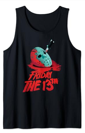 Friday The 13th Dotted Hockey Mask Tank Top