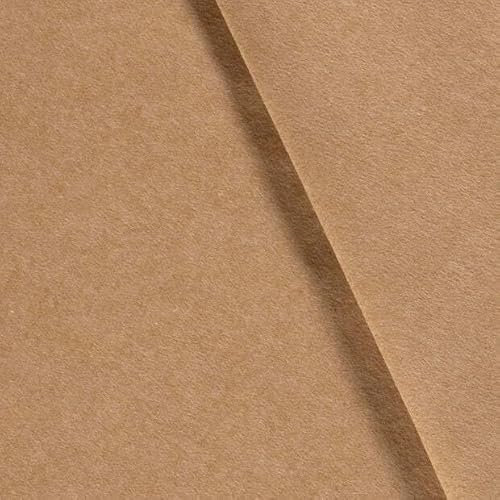 Bastelfilz Meterware - Filzstoff - Taschenfilz - Nadelfilz - Dekofilz - dünner Filz - 26 Farben Uni - 1,5 mm dick *** 50 cm x 90 cm ***, Farbe: 053 beige