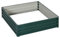 Outsunny Carré Potager de Jardin 120 x 120 x 30 cm Acier galvanisée Vert foncé