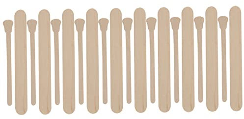 Cabilock Holzstäbe 100st Gewachster Holzstab Wachs- -stick Gigi-wachs Tragbarer Wachsstab Wachsstreifen Wachsauftragsspatel Wachsapplikator Aus Holz Spachtel Zubehör Hölzern Haarentfernung