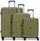 REDOLZ Hartschalen Koffer-Set 3-teilig | aus hochwertigem, leichtem Polypropylen Material | 4 Doppelrollen & TSA-Schloss für Damen & Herren (Essentials 05)