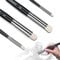 CONDA Drybrush Set 4 Sizes Professional Art Detail Paint Brush, Goat Hair Paint Brushes for Miniatures, Scale Models, and Detail Painting - Ideal for Tabletop Wargames Oil and Acrylic Painting