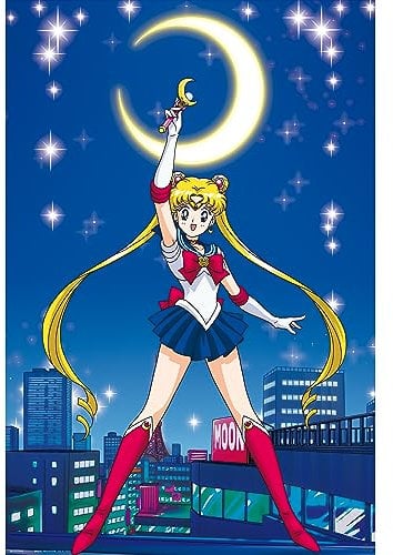GB eye Sailor Moon 61 x 91,5 cm / 24,2 x 35,8 Zoll Maxi-Poster – Gerollt geliefert – Kunstposter – Wandposter – Poster & Drucke | Sailor Moon Merchandising