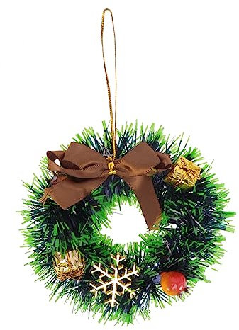 Warmhm Weihnachtskranz-Girlande Zum Aufhängen Kranz- Schneeflocken Für Weihnachtsfeier-Dekorationen
