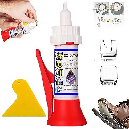Donubiiu Leistungsstarker Lot-Multimaterial-Reparaturklebstoff, Metall-Keramik-Verglasungsmittel, Powerful Solder Multi-Material Repair Adhesive, kleber keramik metall wetterfest Hochfester (1PCS)
