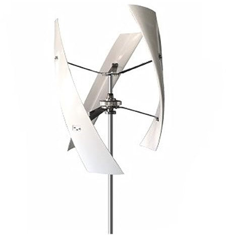 Wind Turbine, 1kw 1.5kw 2kw 3 Blades Energy Vertical Axis Wind Turbine Generator Homeuse Windmill Low RPM for Marine Home Charging (Size : With On Grid System, Color : 2000W)
