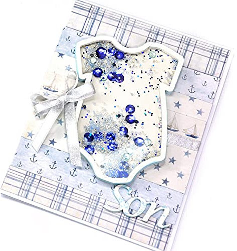 Xzmzbxzb Metall-Stanzschablone Baby For Shaker, Schablone, Scrapbooking, Album, Templa, Metall-Stanzformen für Karten