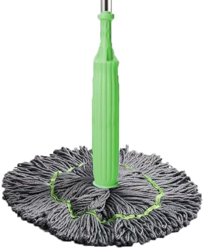 2 In 1 Dehydrated Mop | Self-Wring Twist Mops For Floor Cleaning | Microfibre Automatic Folding Floor Mop | 360-Spin-Round Wall Cleaning Dehydrated Mop For Commercial Household Floor Cleaning