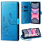 Handyhülle für iPhone 11 Hülle, Schutzhülle für iPhone 11 PU Lederhülle Tasche Flip Case Kartensteckplätzen Klapphülle Kompatibel mit iPhone 11 Hülle, Blau