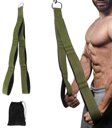 Trizepsseil kabelzug fitness - kabelzug fitnessgeräte Mit Tragetasche - trizeps trainingsgerät verwendet für latzug Und Erhöhen Sie die Kraft des Oberkörpers - Geeignet trizeps Krafttraining (Grün)