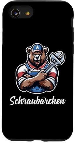 Schraubärchen KFZ Mechaniker Auto Schrauber KFZ Werkstatt Hülle für iPhone SE (2020) / 7 / 8