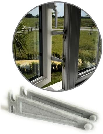 Window Restrictor Large 100mm for UPVC Frames for Cats and Pets pack of two. Cat Guard.