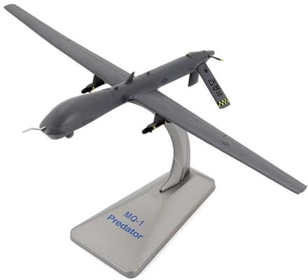 RIVPAHGQ Replika Flugzeugmodelle Militärmodelle Im Maßstab 1:72 AF1 Für Die US Air Force MQ-1 Predator Aufklärungs- Und Angriffsflugzeug Mit Integrierter Drohne Vorgefertigte Luftfahrzeug Modelle