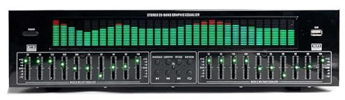 Digitaler Audio -Stereo -Grafik -EQ, Digitaler Equalizer, Dynamisches Spektrum -Display Von 31 -Banden, 12 Rhythmusmuster, Doppelte 10 -Segment -Unabhängige Tuning Mit Rauschreduzierung, Home EQ