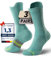 Juclise Kompressionssocken aus Bambus-Viskose zum Laufen, feuchtigkeitsableitend, Anti-Blasen-Socken zum Wandern, Sport, Radfahren (DE/NL/SE/PL, Numerisch, 38, 42, Regular, Regular, Wandgrün)