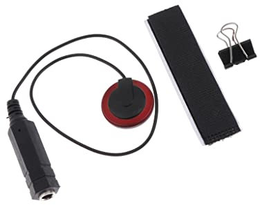 Piezo-Kontaktmikrofon-Tonabnehmer mit Klemme für Akustikgitarre, Violine, Banjo