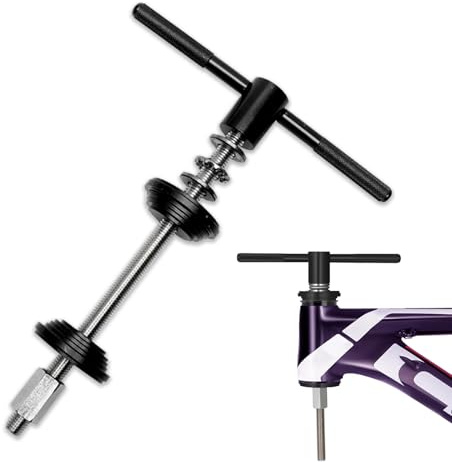 Herramienta de prensado para Bicicleta, Herramienta De Prensa para Ciclismo | Kit de Prensa de rodamientos para Bicicleta, Extractor rodamientos Bicicleta, Manejo Sencillo, apta para bicicletas