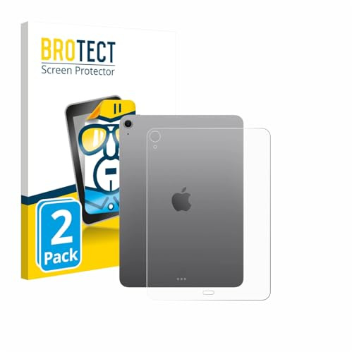 BROTECT Protector Pantalla para Apple iPad Air 11 M4 2026 | (Trasero) 2 Unidades Transparente Protección Pantalla Made in Germany Película Claro Anti-Arañazos Case-Friendly