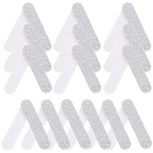 DRESSOOS 30pcs Limes à Ongles Paillettes en Plastique, Accessoires Ongles Professionnels pour Manucure, Effet Polissage, Outil de Soin Portable pour Débutants