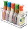 iDesign Fridge Organiser, Stackable Storage Container with Handles, Deep & Slim BPA-free Clear Drawer Organizer for Kitchen, Fridge and Refrigerator, Practical Organization for Kitchen