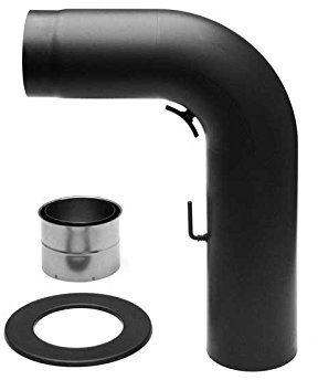 Eurohr Ofenrohr-Set softline, 150 mm, schwarz 2003482