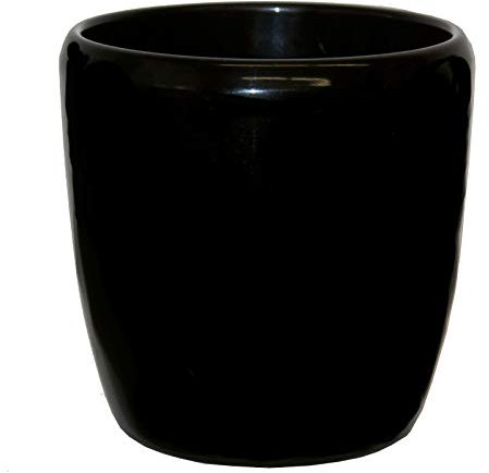Keramik Blumentopf Venus 18/12 schwarz Ø 20cm Höhe 13.5cm