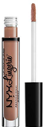 NYX Professional Makeup Lip Lingerie Liquid Lipstick, Creamy and Matte Finish, Long Lasting, Vegan Formula, Shade: Satin Ribbon