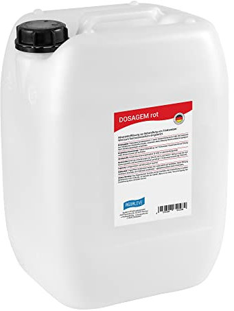 DOSAGEM rot Mineralstofflösung 20 Liter – Korrosionsschutz – für Wasser im Härtebereich weich (bis 8,4° dH) – Dosierung mittels Dosieranlage – Markenqualität Made in Germany