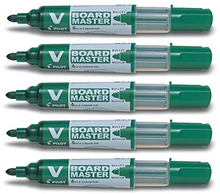 Pilot board marker V Boardmaster Begreen set of 5 greenaa