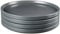 Stone Lain Coupe Stoneware, 4 platos de cena, gris mate