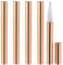 5pcs Empty Cuticle Oil Pens 3ml Gold Twist Pens Liquid Tube Cosmetic Containers with Brush Tip for Lip Gloss Teeth Whitening Perfume
