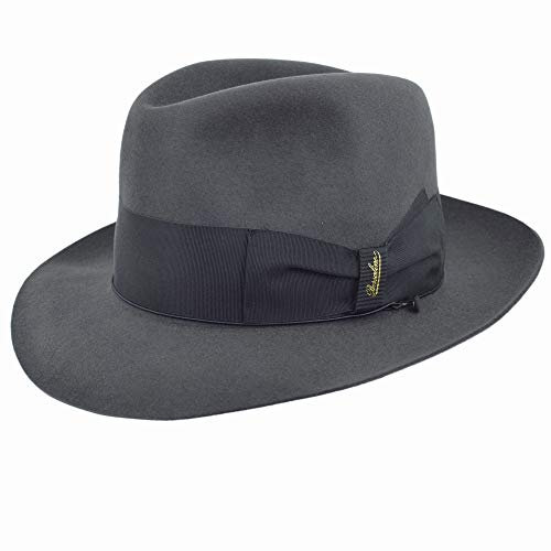 The Bogart Hut Humphrey Bogart Original Made in Italy, Herren/Damen (Sebino Grau 0521, 58)