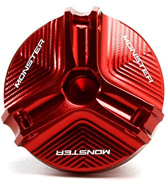 Accesorios de tapón de plagón de Aceite del Motor de la Motocicleta, Accesorios de Moto para Ducati Monster 696 697 795 796 797 821 1200 1200s 1100 EVO CNC Tapón de Aluminio Tornos de Tapa de Tapa de