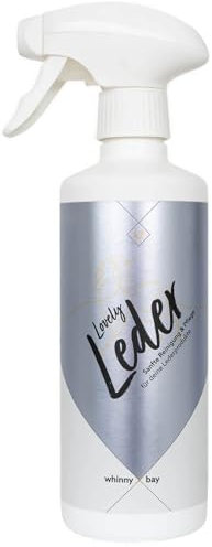 whinny X bay Lederpflegespray Lovely Leder – Glattleder Pflegespray für Sattel, Zaumzeug & Reitstiefel | fettfrei, staubabweisend & pflegend, 500ml