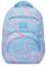 TOTTO - Mochila para Ordenador Portátil 14 Pulgadas, Modelo Tracer 4, Mochila Eco-Friendly, 3 Compartimentos, Cremalleras con Argolla para Candado, 2 Bolsillos para Botella, Estampado Azul y Rosa