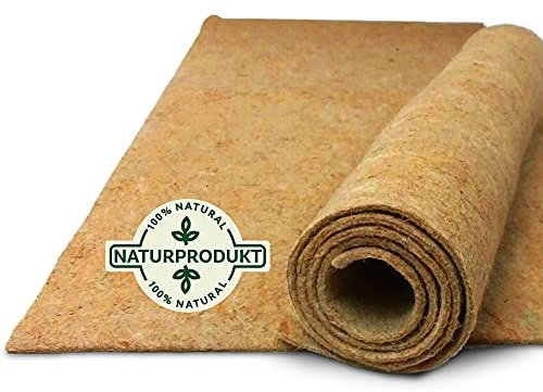Natursache Hanfmatten für Nager - 100x50x0,5cm Nagerteppich aus 100% Hanf - Hanfmatte für Kaninchen, Hasen, Hamster und Ratten - geeignet für Transportboxen, Käfige, Höhlen & Schlafplätze (3er Set)