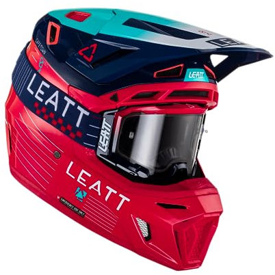 Leatt Kit Motorrad-Crosshelm mit Brille 8.5 23