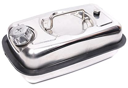 Bidon D'essence en Métal, Asudaro 3L 5L Bidon De Carburant Bidon en Métal Bidon De Réserve Bidon D'essence étanche avec Poignée pour Eau Essence Huile Eau Alcool